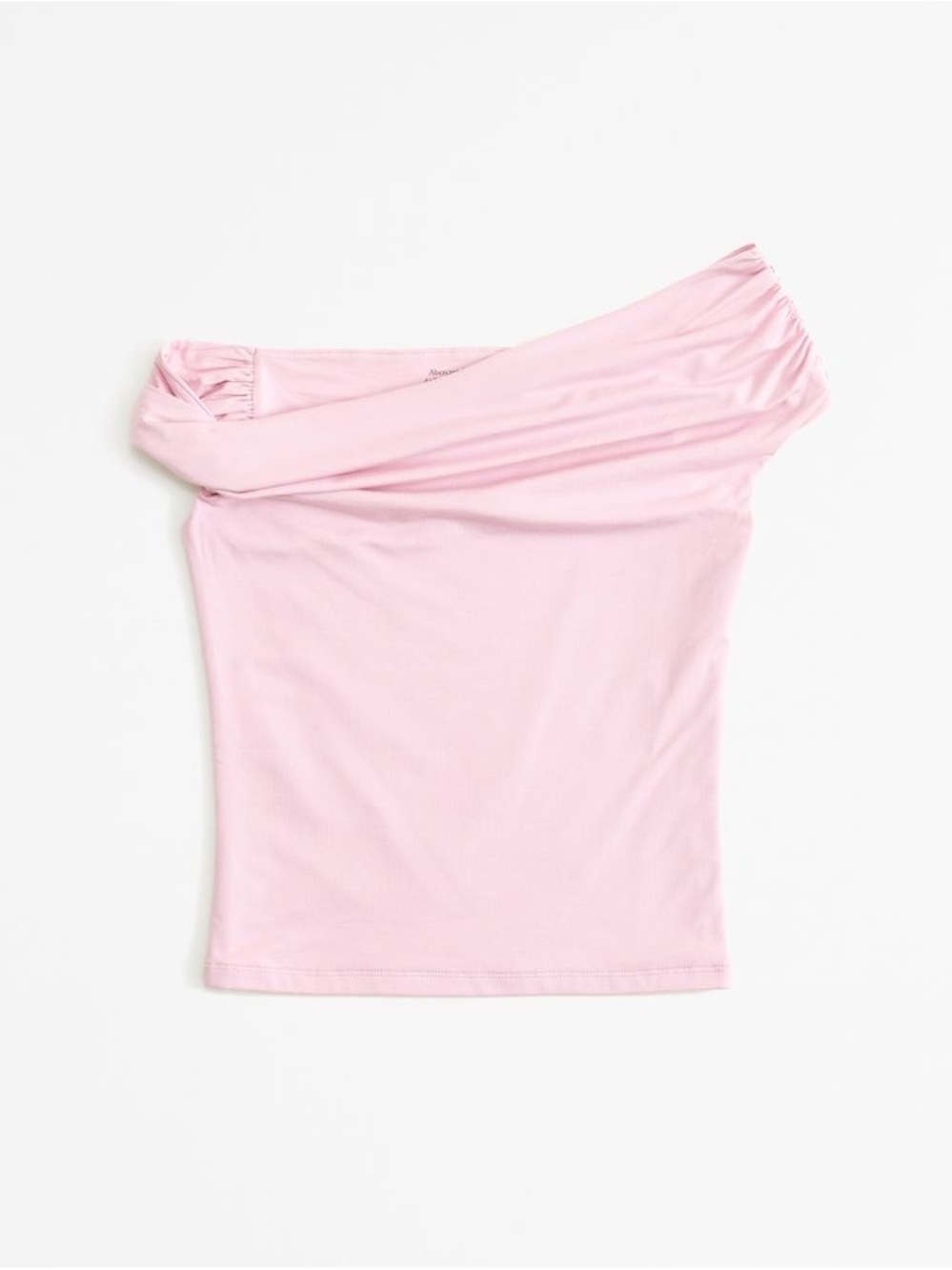 Abercrombie A&F Light Off-the-Shoulder Draped Tank Top